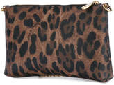 Thumbnail for your product : Dolce & Gabbana mini leopard print crepe clutch