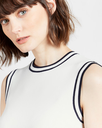 Ted Baker Eastyn Sleeveless Collar Skater Dress - ShopStyle
