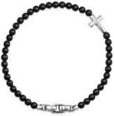 Thumbnail for your product : David Yurman Spiritual Beads Black Onyx Cross Station Bracelet