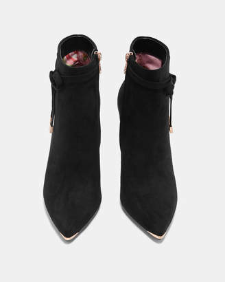 Ted Baker QATENA Suede bow detail ankle boots