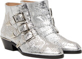 Thumbnail for your product : Chloé Silver Susanna Ankle Boots