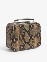 Thumbnail for your product : The Kooples Croc-embossed leather shoulder bag