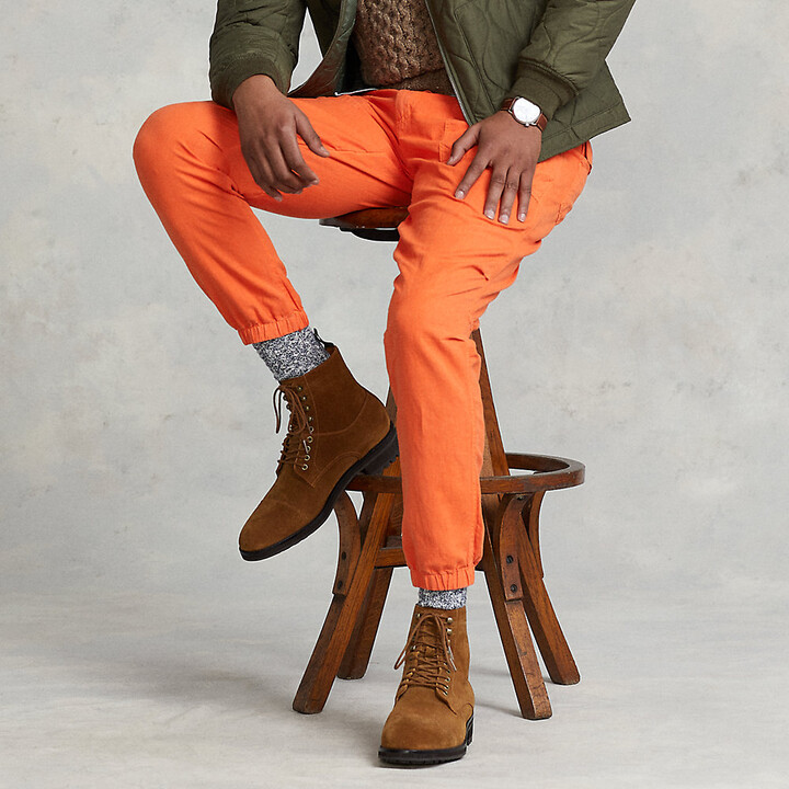 Mens Linen Orange Pants | Shop the world's largest collection of 