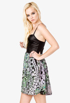 Thumbnail for your product : Forever 21 Faux Leather Scarf Print Dress