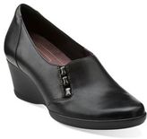 Thumbnail for your product : Clarks Neala Sun Leather Slide Wedges