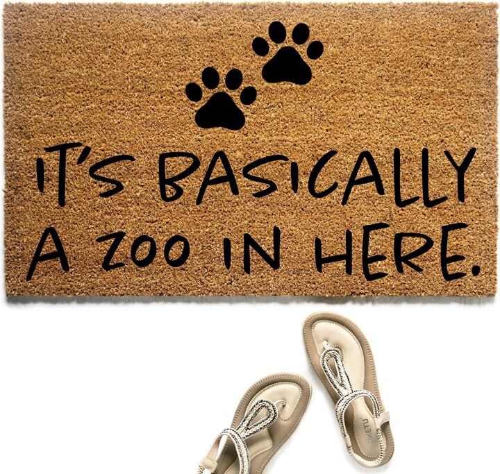 https://img.shopstyle-cdn.com/sim/f7/70/f7705a4c5c636f6c62e76797a0d48331_best/its-basically-a-zoo-in-here-funny-doormat-lots-of-animals-welcome-mat-dog-lover-gift-housewarming-gift.jpg