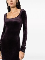 Thumbnail for your product : Rick Owens Velvet Maxi Dress