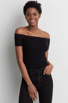 American Eagle Outfitters AE Ribbed Off-the-Shoulder Sweater