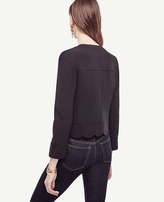 Thumbnail for your product : Ann Taylor Petite Scalloped Jacket