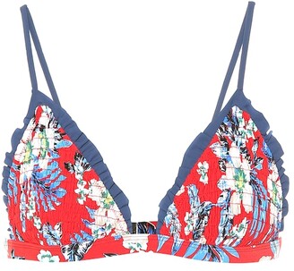 Diane von Furstenberg Ruffle-trimmed bikini top - ShopStyle Two Piece  Swimsuits