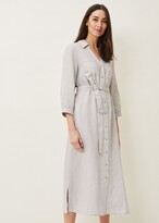 Thumbnail for your product : Phase Eight Harlyn Linen Shirt Dress