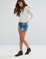 Thumbnail for your product : Only Sophie Heart Knit Jumper
