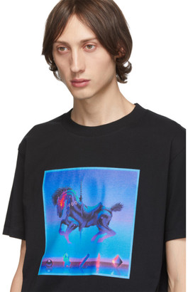Marcelo Burlon County of Milan Black Horse T-Shirt