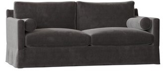 Gabby Hayes 84.5" Square Arm Sofa Body Fabric: Zulu Vanilla, Cushion Fill: Ultra Plush