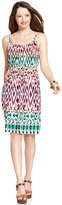 Thumbnail for your product : Style&Co. Ikat-Print Braided Dress