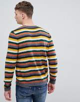Thumbnail for your product : ASOS DESIGN Knitted Stripe Sweater In Brushed Yarn