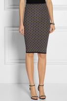 Thumbnail for your product : M Missoni Patterned stretch-knit pencil skirt