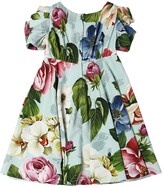 Thumbnail for your product : Dolce & Gabbana Flower Print Cady Dress