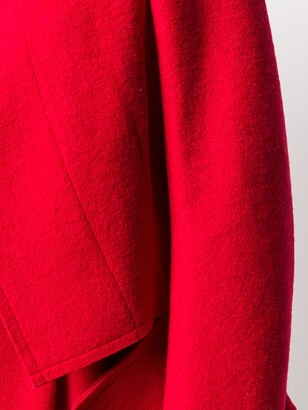 Comme des Garcons Long-Sleeved Raw Edge Coat