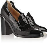Thumbnail for your product : Reed Krakoff Metal-trimmed patent-leather pumps