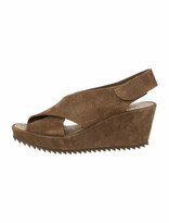 Thumbnail for your product : Pedro Garcia Suede Slingback Sandals Brown