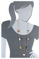 Thumbnail for your product : Lauren Ralph Lauren Cape Horn 36" Chain With Oval Horn With Turq Cabs With Lobster Closure