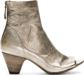 Thumbnail for your product : Marsèll Silver Worn Leather Ankle Boots