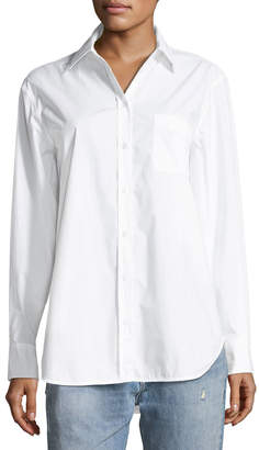 Equipment Kenton Button-Front Poplin Shirt