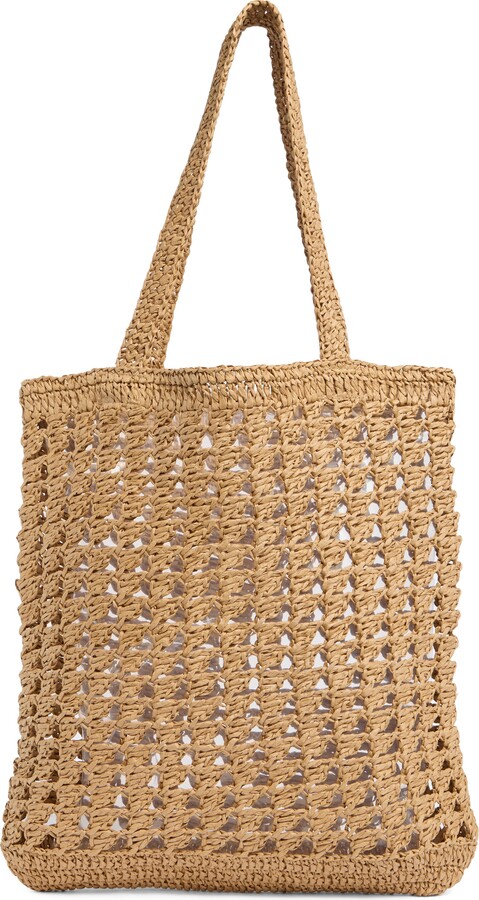 Collection XIIX Straw Tote Bag