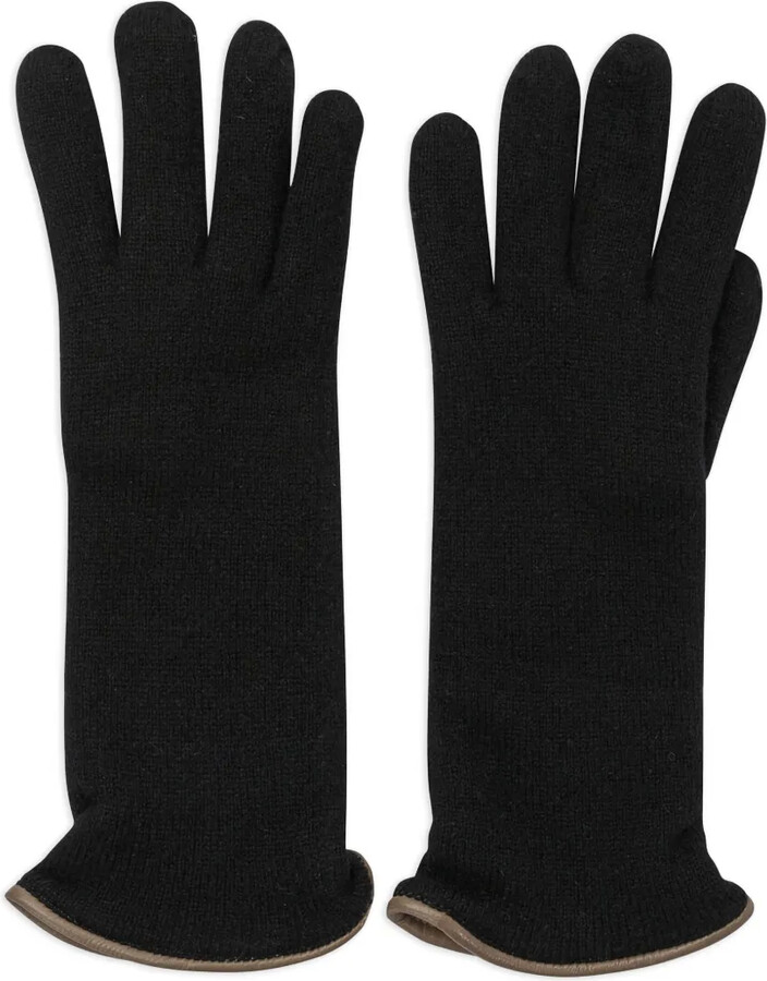 Restelli Cuffed Cashmere Gloves