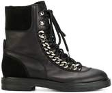 Casadei chain-trimmed City Rock boots 