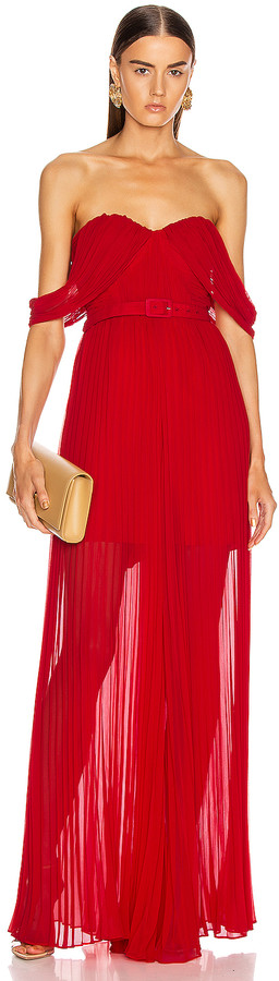 self portrait red jumpsuit