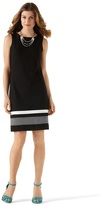 Thumbnail for your product : White House Black Market Summer Graphic Little Black Dress