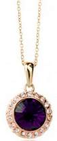 Thumbnail for your product : Moon River AmaranTeen - 18KGP Imported Crystal Round design Ball Pendant