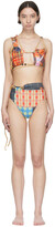 Thumbnail for your product : Ottolinger Multicolor Nylon Bikini