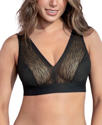 Leonisa Sheer Lace Bustier Bralette Lingerie with Underwire - Macy's