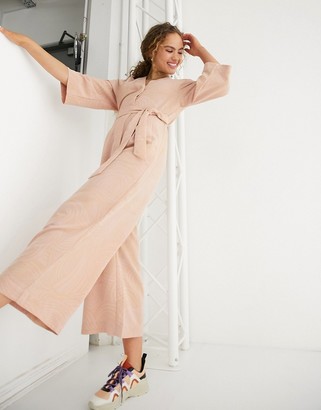 monki linen jumpsuit