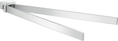 Gedy by Nameeks Lanzarote Swivel Double 14.8" Wall Mounted Towel Bar