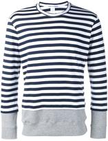 Thumbnail for your product : Comme des Garcons Shirt striped sweatshirt
