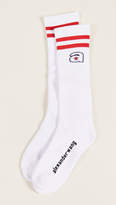 Thumbnail for your product : Alexander Wang Star A Logo Socks
