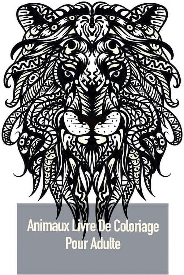 Animaux Livre De Coloriage Pour Adulte: Coloration pour les adultes avec un kangourou, la vache, hiboux et beaucoup d'autres (Paperback)
