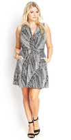 Thumbnail for your product : Forever 21 FOREVER 21+ Abstract Cutout Surplice Dress