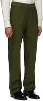Thumbnail for your product : Ami Alexandre Mattiussi Green Wide Fit Trousers