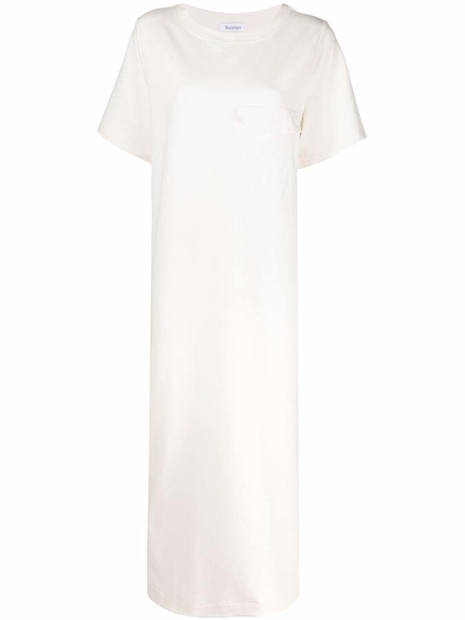 Long white tee shirt dress Clearance