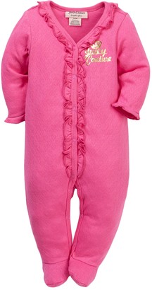 Juicy Couture Pointelle Footie (Baby Girls)