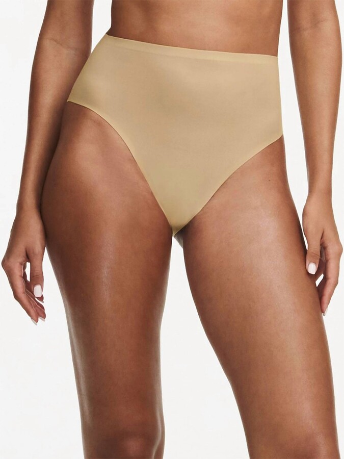 Softstretch Hi Cut Brief In Nude Sand