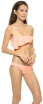 Thumbnail for your product : Citrine Swim Charleston Bandeau Bikini Top