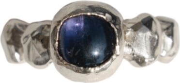Raxada Silver / Blue Lodo Ring