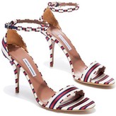 Thumbnail for your product : Tabitha Simmons Poppy High Heel Stripe Sandal