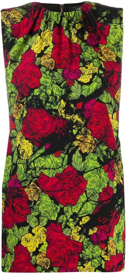 dresses with red roses on them